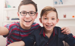 Two smiling children